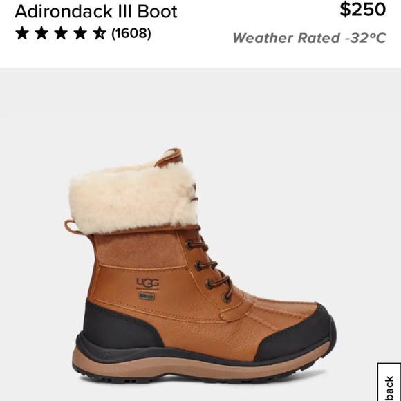 Women’s Like new Ugg Adirondack iii boots size 10